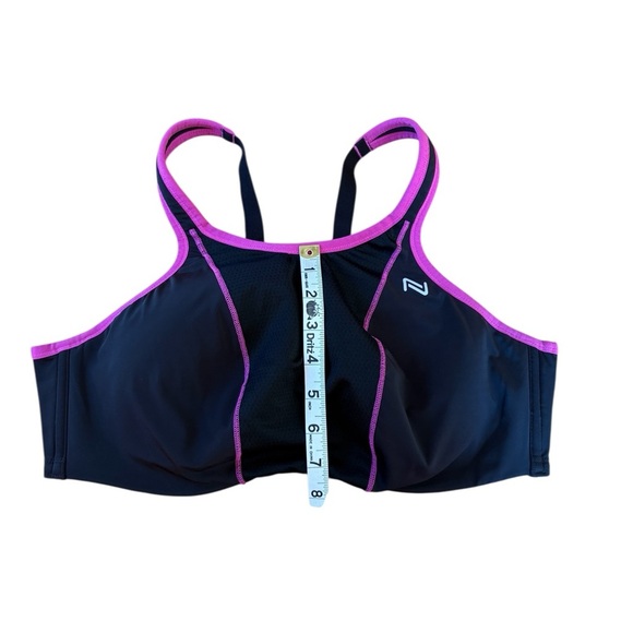 NOLA, Plus Size Underwire Sports Bra, 40D, Black 🏃♀️➡️ - Picture 7 of 9